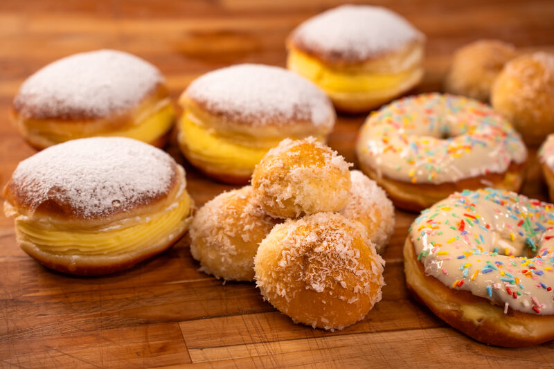 Sonhos, donuts e lua de mel